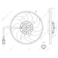 Ventilador de refrigeração para FIAT PALIO FIAT SIENA